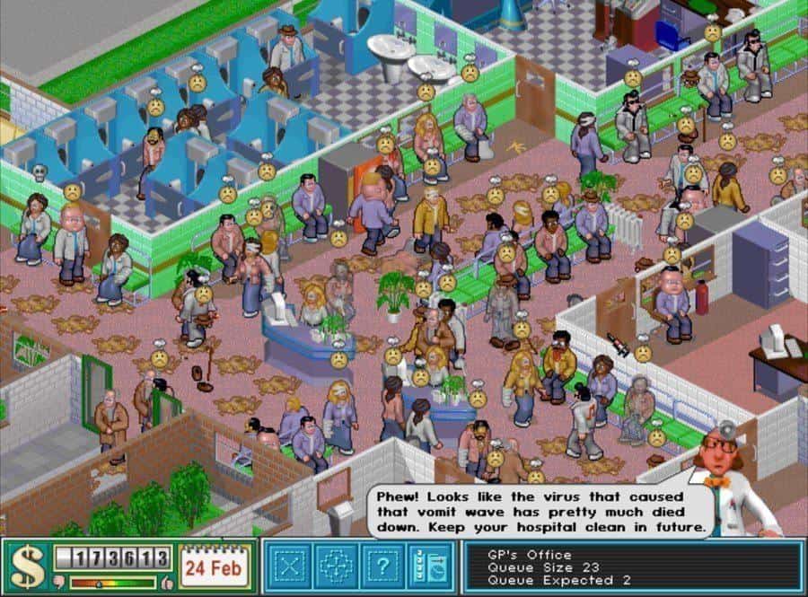 Theme Hospital 90's computers games