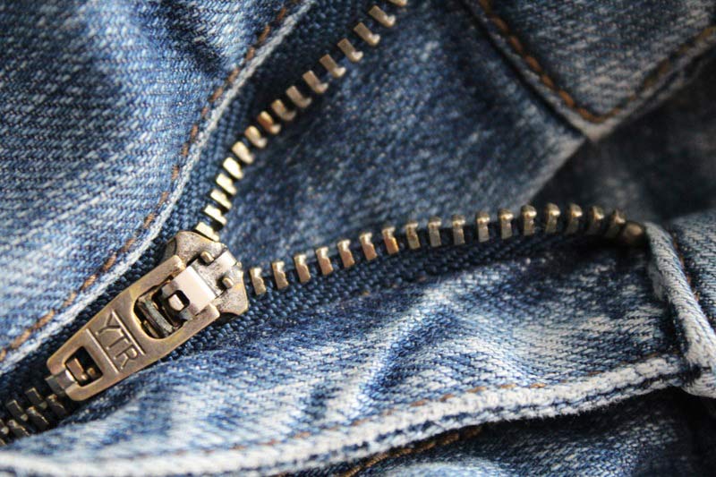 Ritssluiting rits broek jeans