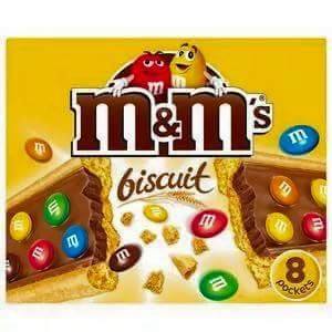 M&M biscuit koekjes snoep