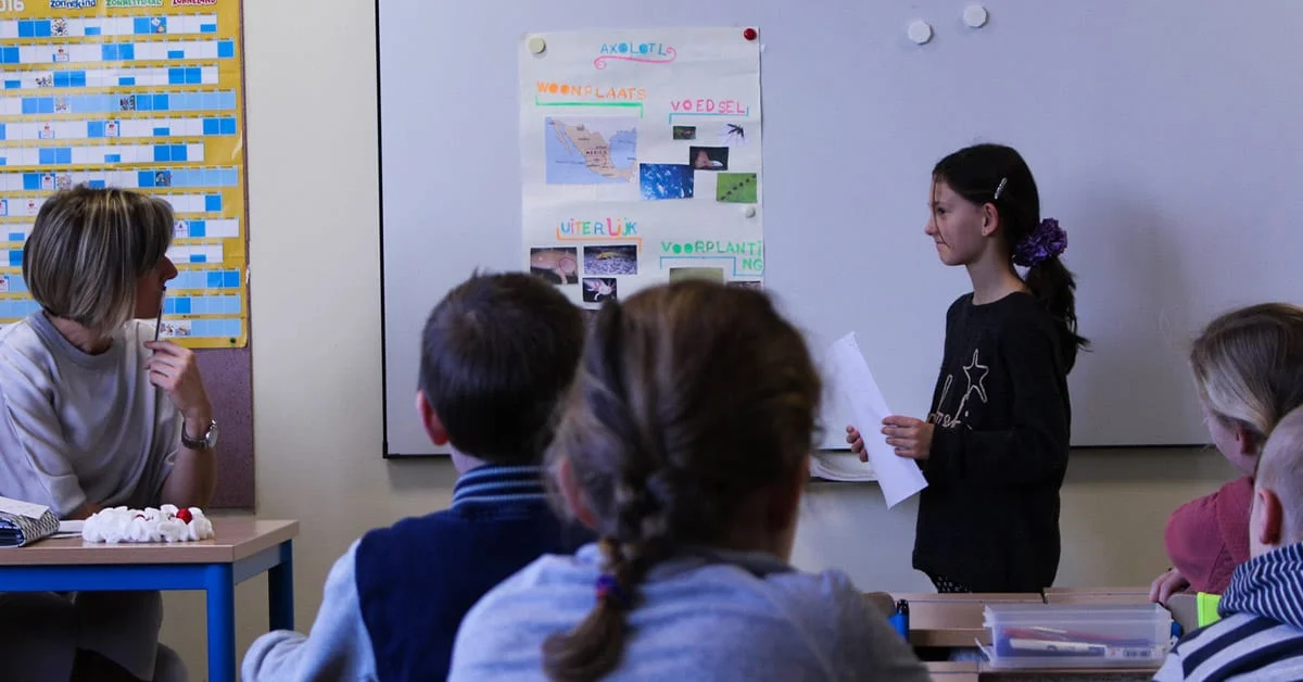Spreekbeurt klas school