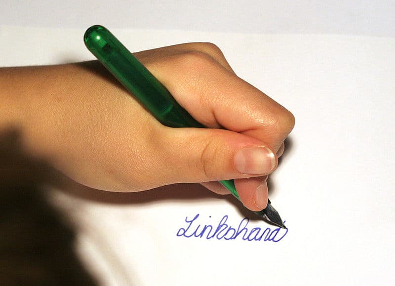 Linkshandig schrijven