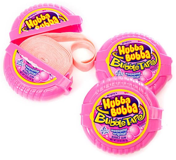 Hubba Bubba Bubble tap snoep vroeger kauwgom