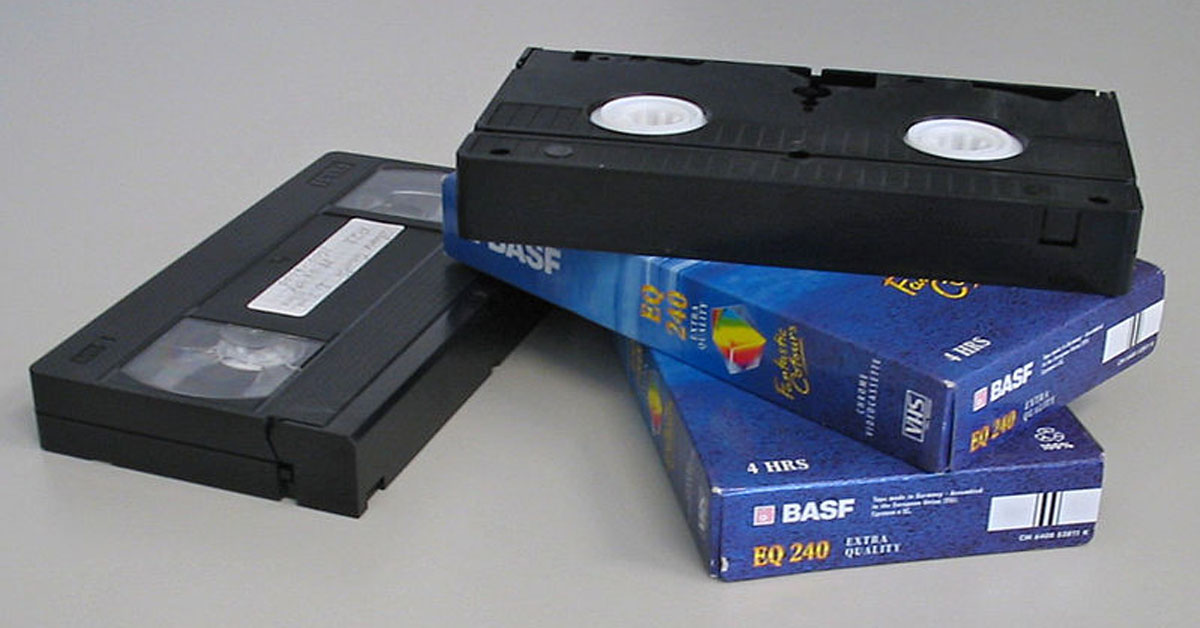 VHS videoband cassette