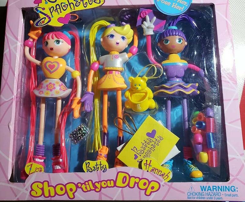 Betty Spaghetty doos speelgoed pop