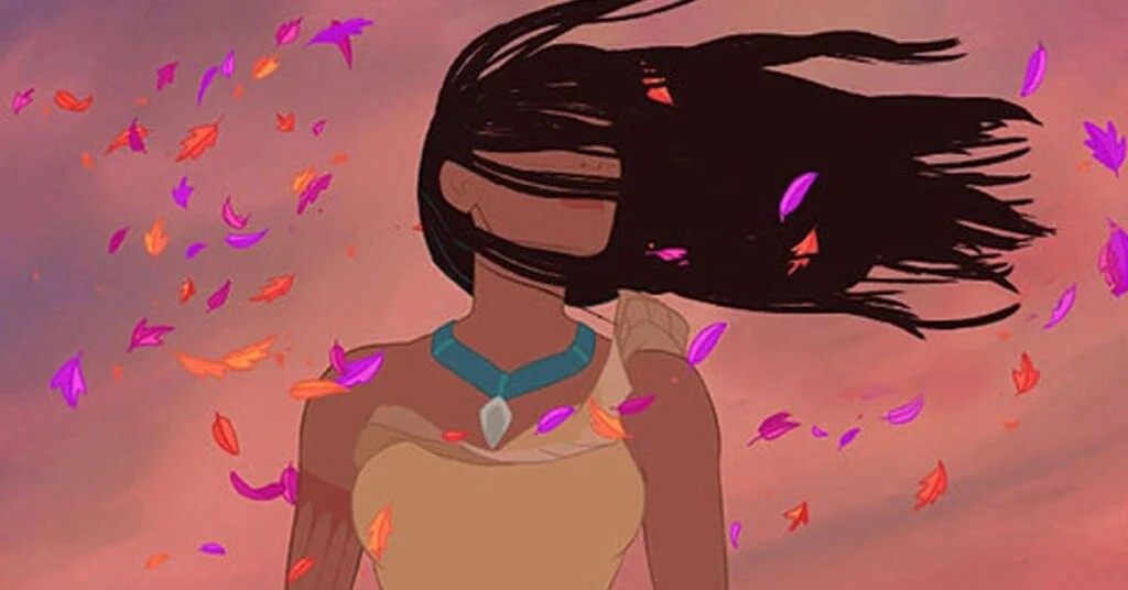 Disney pinsessen echt haar Pocahontas wind