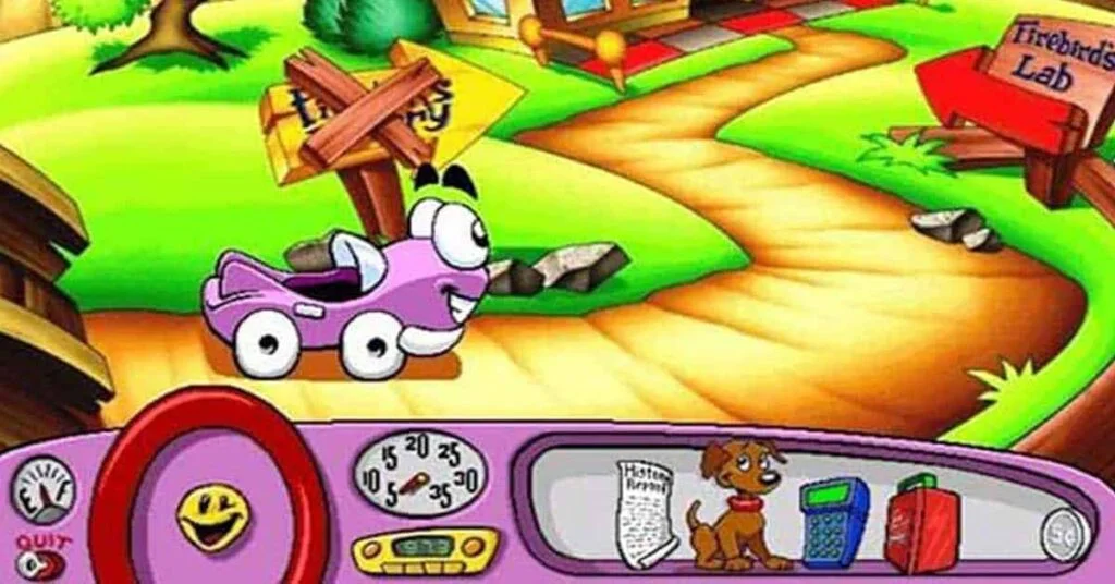 Putt-putt spel vroeger