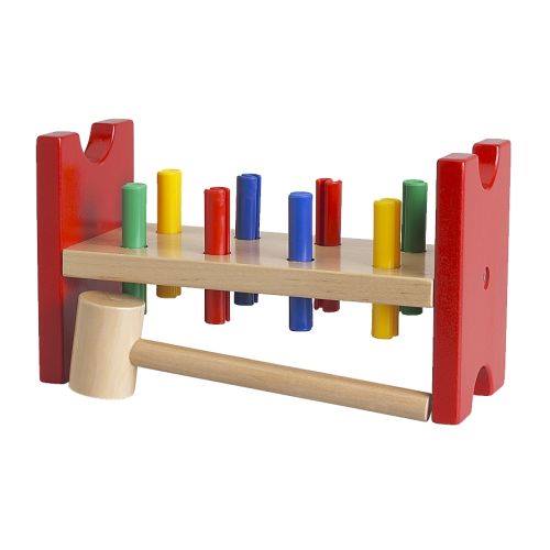 Spel vroeger hamer hout