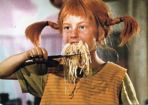 Pippi Langkous spagetti