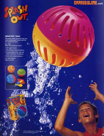 Splash Out zenuwslopende spellen vroeger