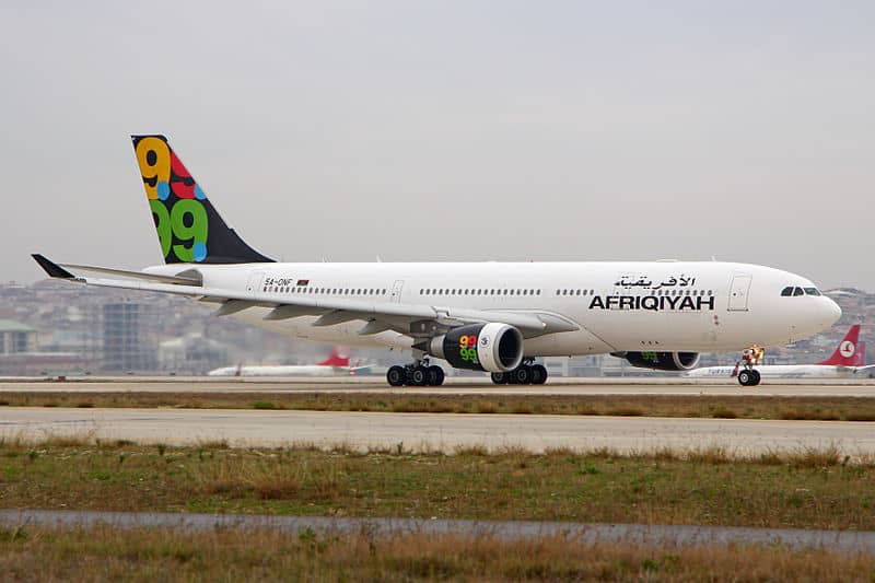 Afriqiyah Airways A330-200 Tripoli