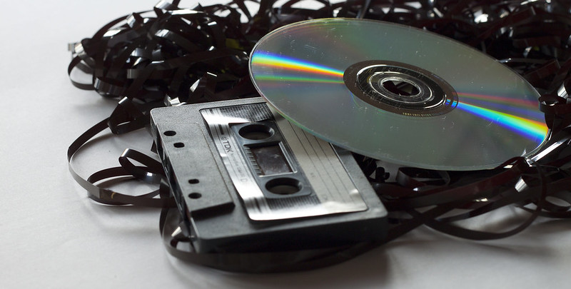 CD cassette vroeger CD-speler