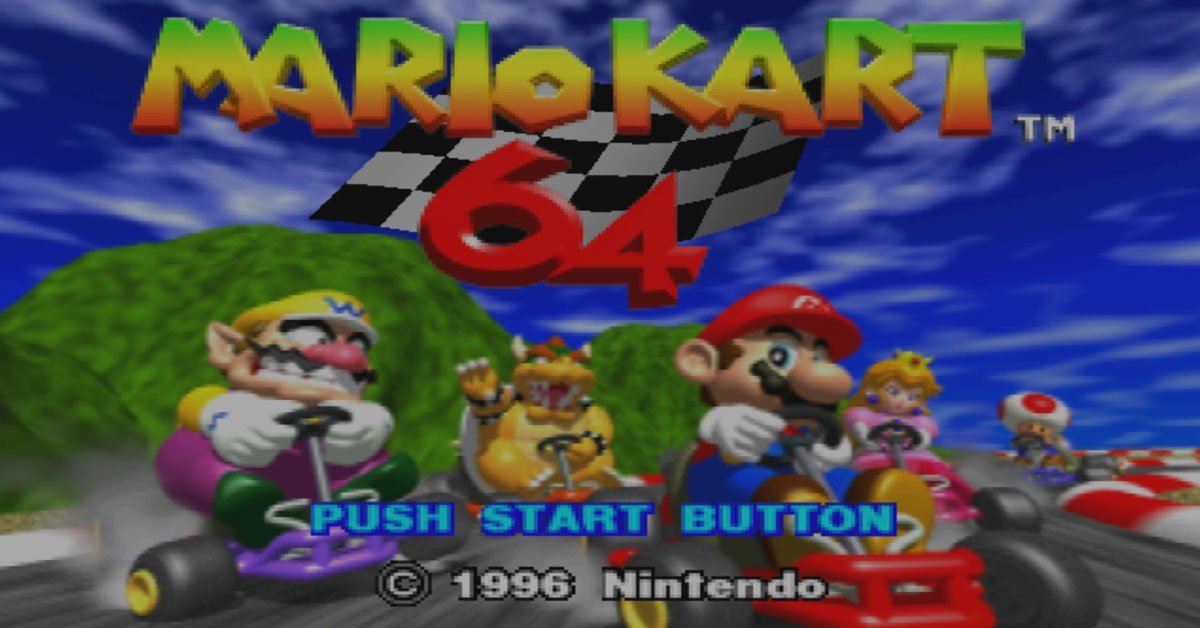 Mario Kart 64 Nintendo 64 spelcomputer
