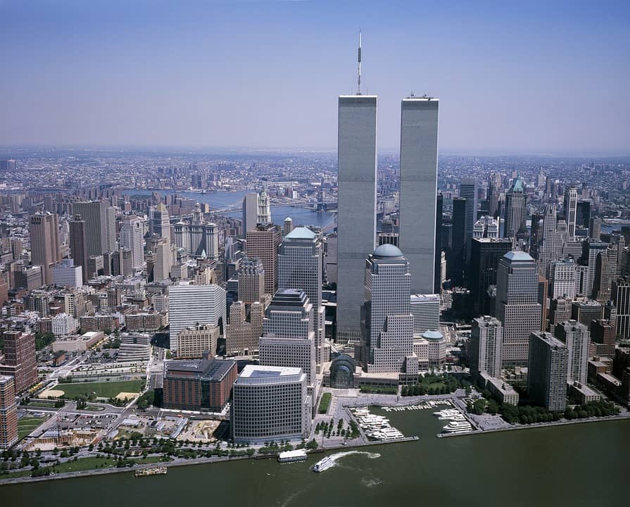 World Trade Center WTC New York 9-11 tv-momenten