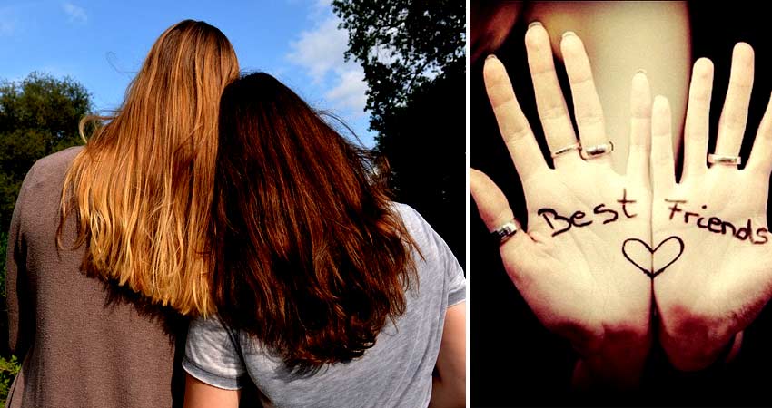 Twee beste vriendinnen