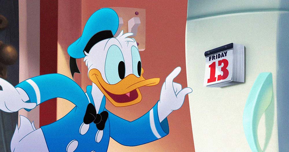 Donald Duck verjaardag vrijdag 13e