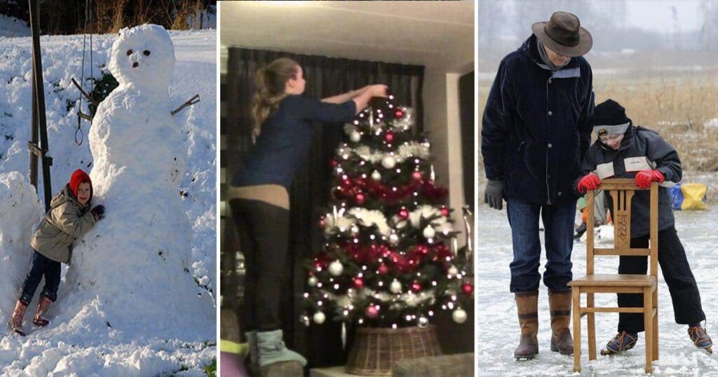 Typisch winter: 19 briljante dingen die je als kind deed