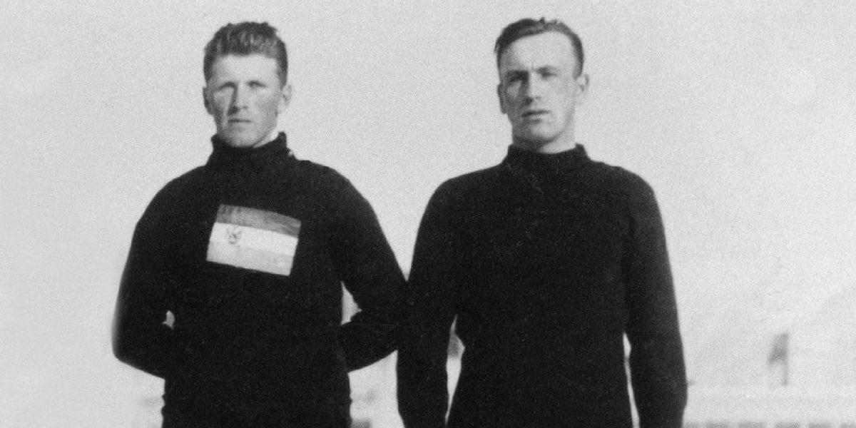 Olympische Winterspelen 1928 - Wim Heiden en Siem Kos