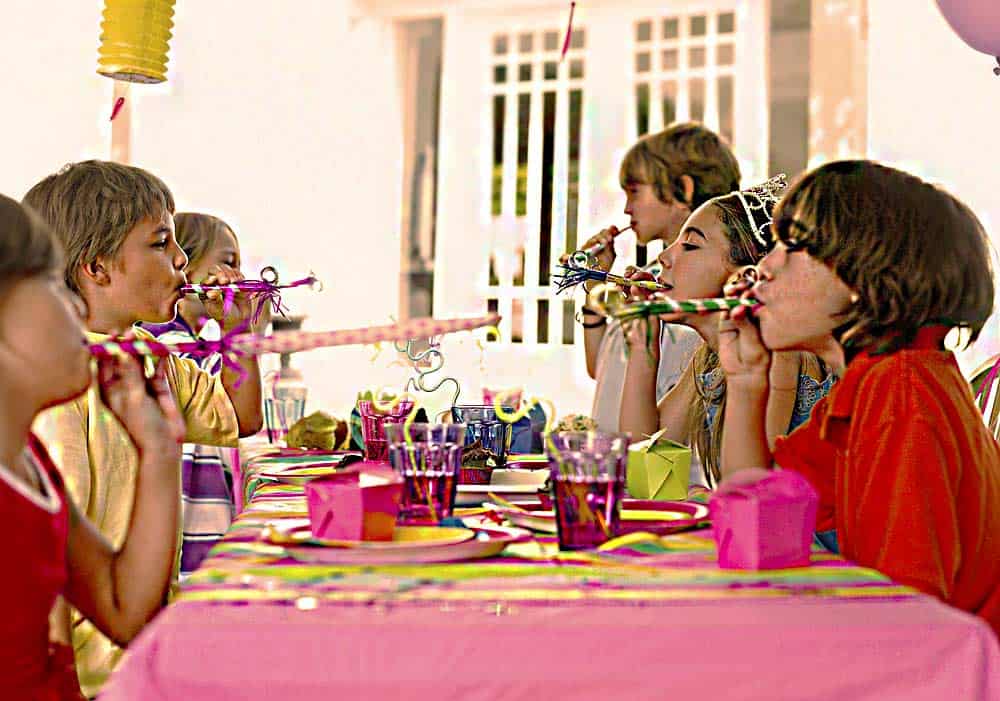 Kinderfeestje verjaardag tafel