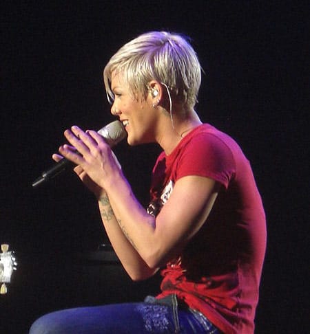 P!nk optreden artiest hits vroeger pink
