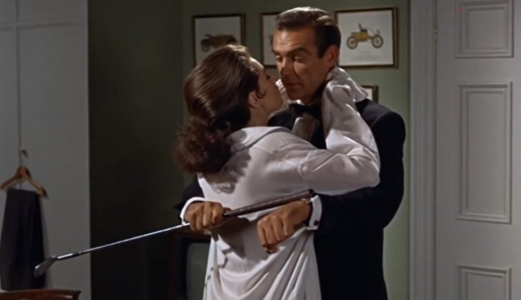 James Bond 007 Sean Connery charmant