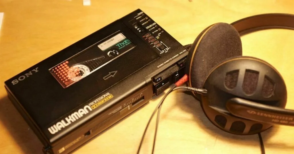 walkman vroeger muziek luisteren