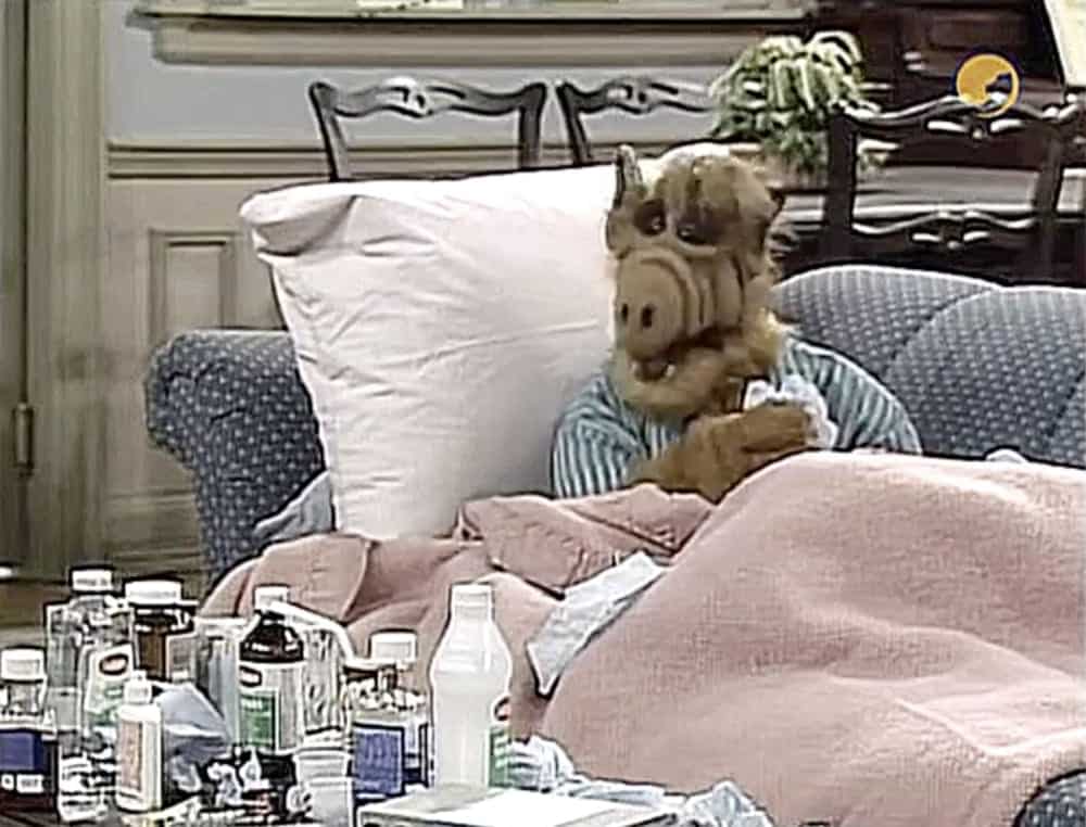 ALF tv serie woonkamer bankstel