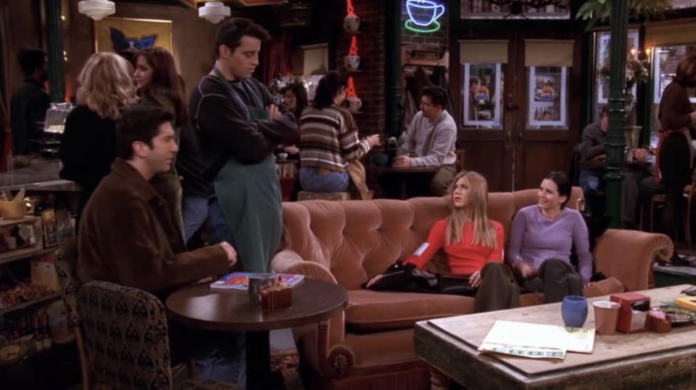 Friends TV serie in Central Perk