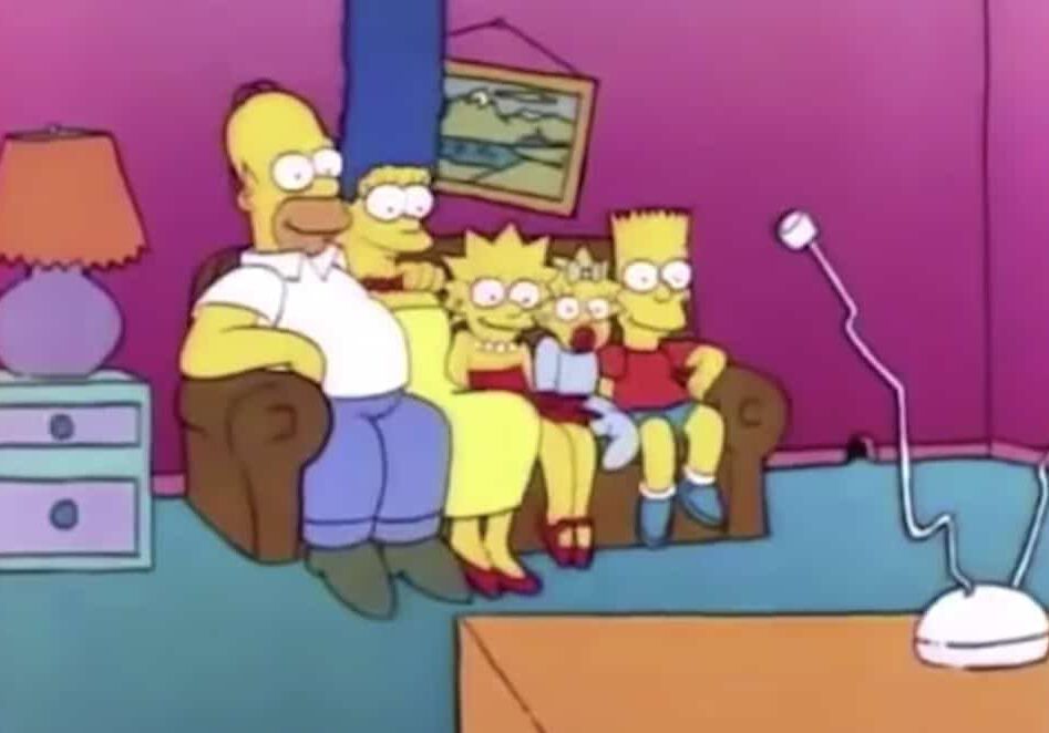Simpsons op bank intro's