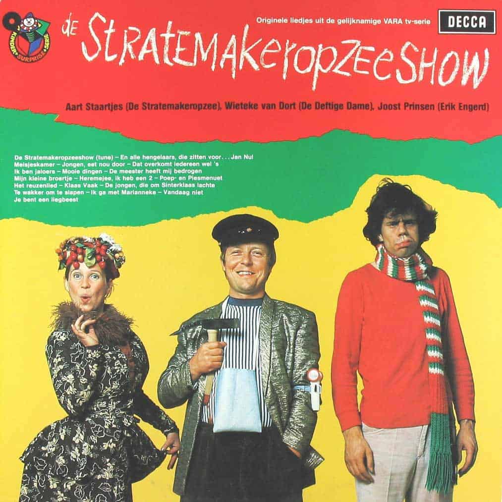 Stratemakeropzeeshow televisie serie cover plaat