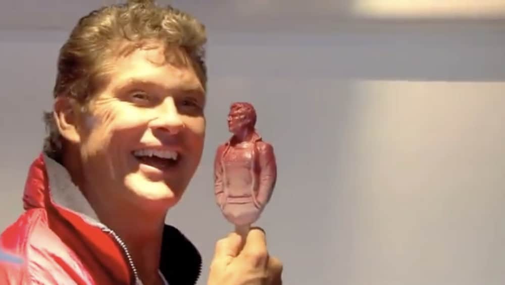 David Hasselhoff IJsje Hoffsicle