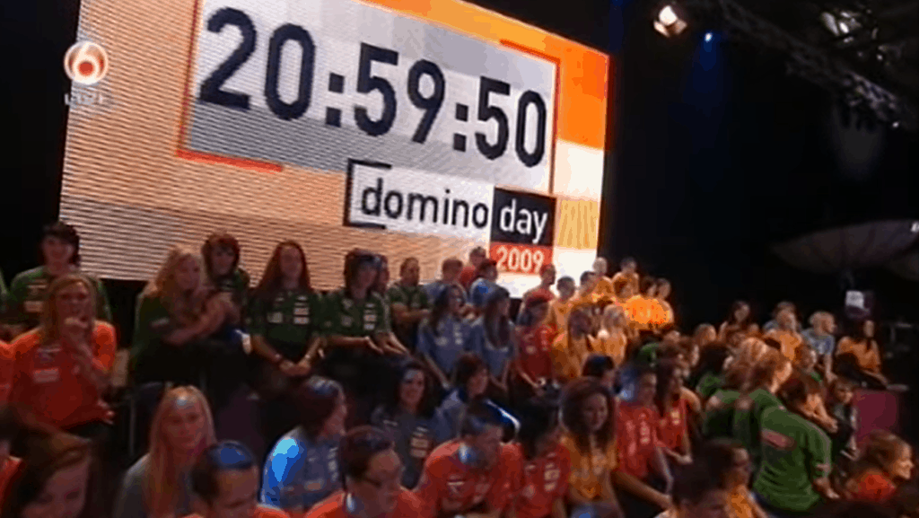 Domino Day aftellen