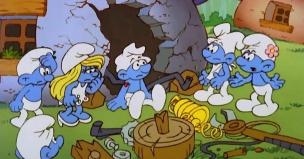 de smurfen namen serie