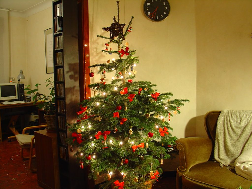 strikjes kerstboom
