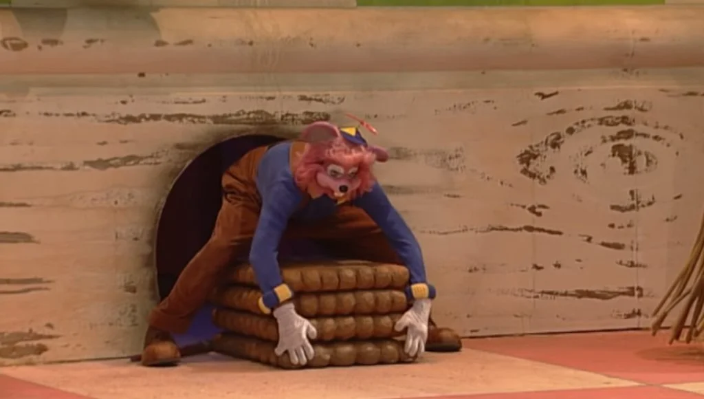 Wizzy en Woppy: 13 herinneringen die je vergeten was gat in muur Wizzy en Woppy