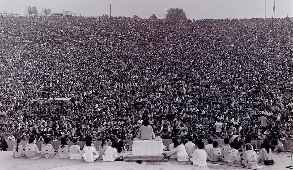 Woodstock 1969 festival opening