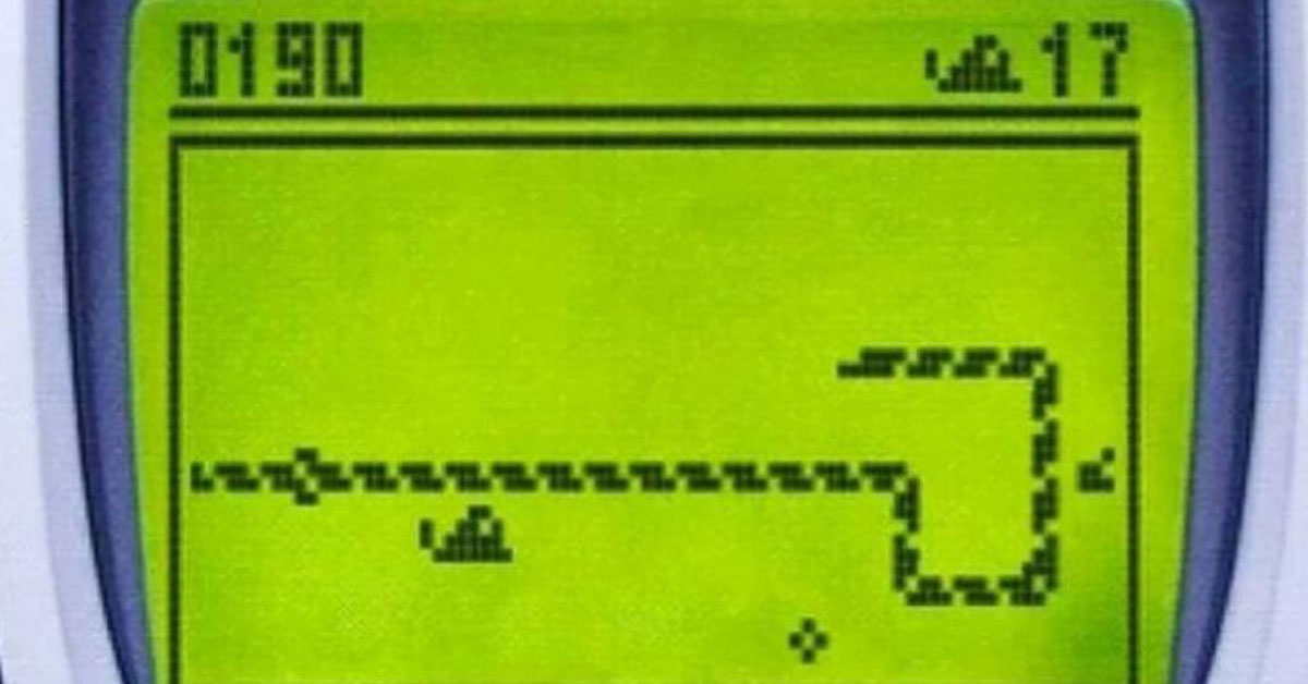 Snake spel nokia 3310 vroeger