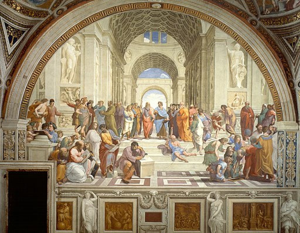 The School of Athens - beroemde schilderijen