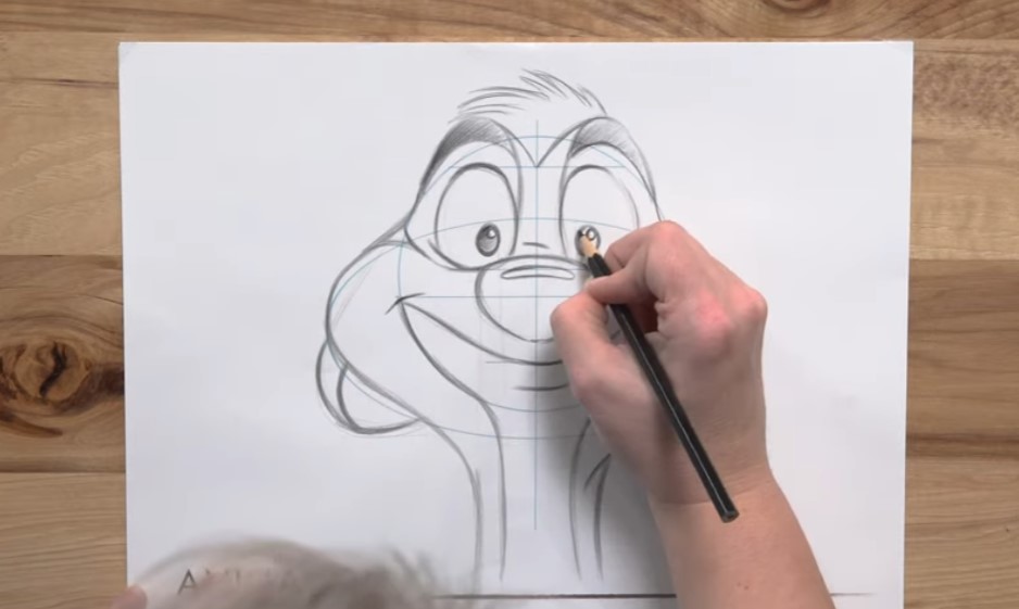Disney De Leeuwenkoning tekening Timon en Pumbaa