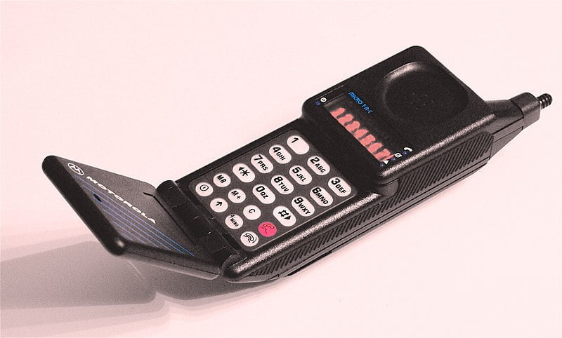 Mobiele telefoons van vroeger Motorola MicroTAC