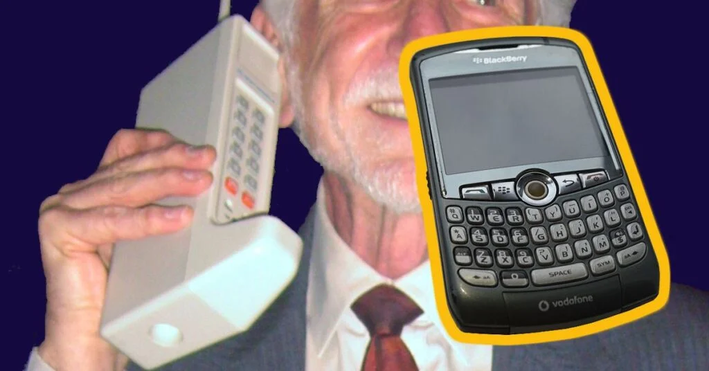 Mobiele telefoons van vroeger feat