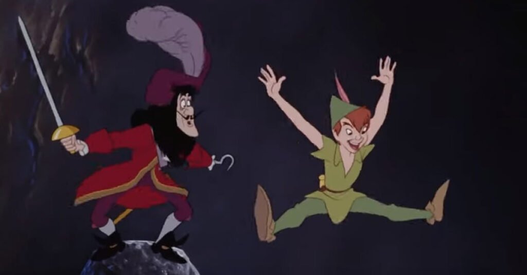 Peter Pan Kapitein Haak Disney tekenfilm