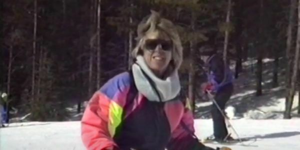 Skiën zonder helm in de jaren 80