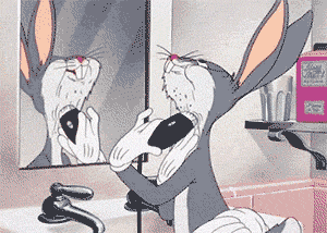 Bugs Bunny scheren scheermachine Looney Tunes