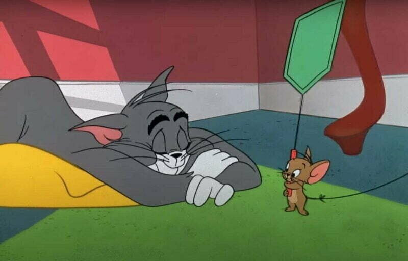 Tom en Jerry sadisme mattenklopper tekenfilm