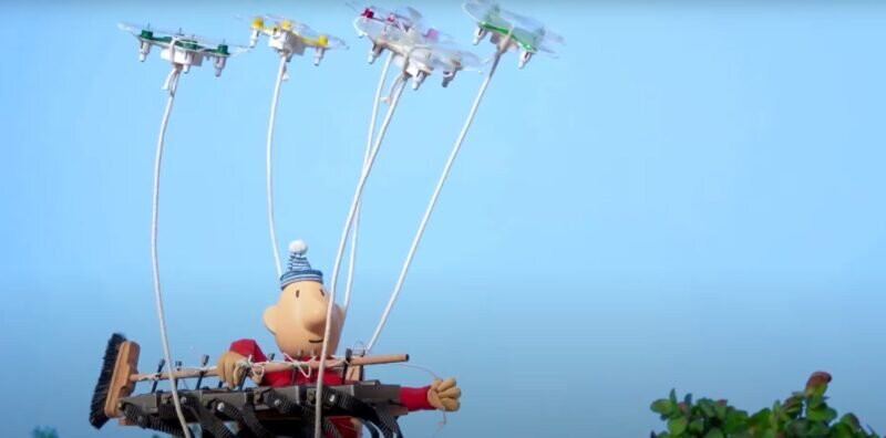 Buurman en Buurman animatieserie vroeger levenslessen drones