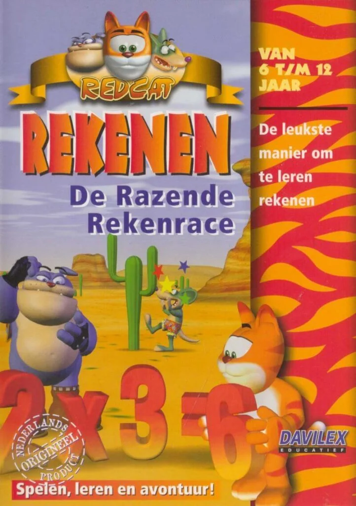 Redcat: de 10 leukste herinneringen aan dit geniale spel Redcat Razende Rekenrace Cover