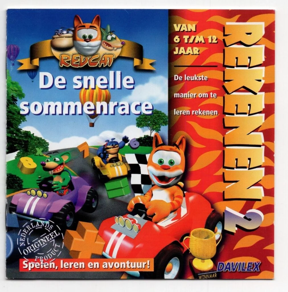 Redcat: de 10 leukste herinneringen aan dit geniale spel Redcat en de Snelle Sommen Race Cover