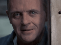 Silence of the lambs Hannibal Lecter Anthony Hopkins eat