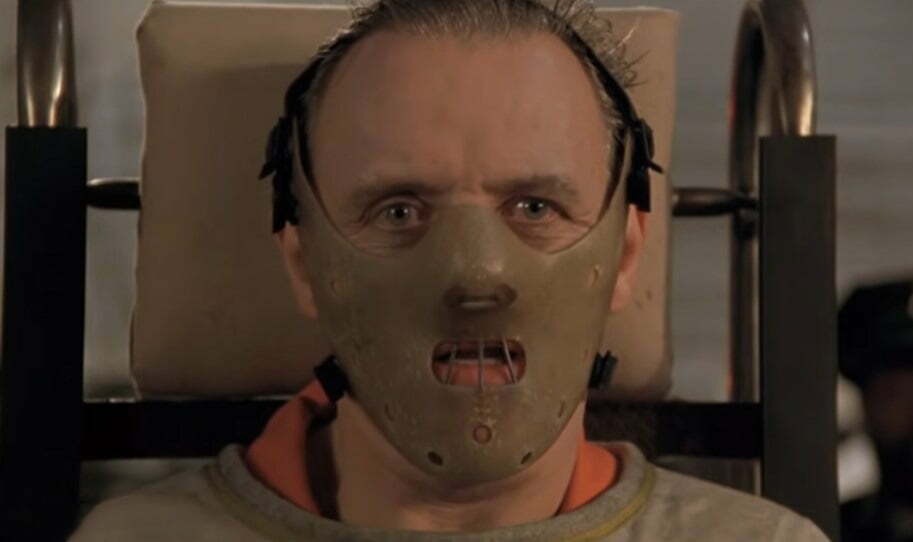 Silence of the lambs Hannibal Lecter Anthony Hopkins masker