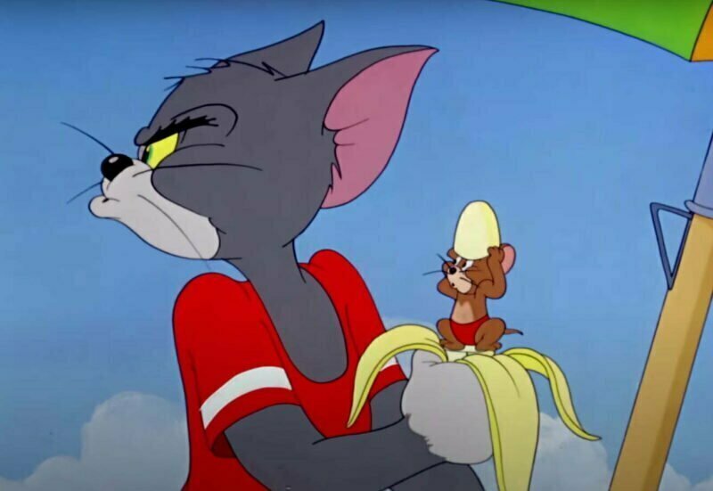 Tom en Jerry banaan